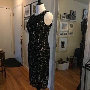 White House Black Market lace sheath